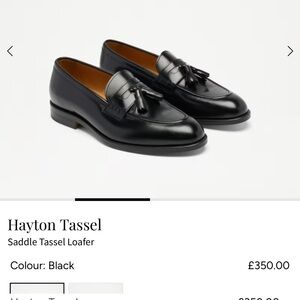 Men’s Russell & Bromley Black Loafers